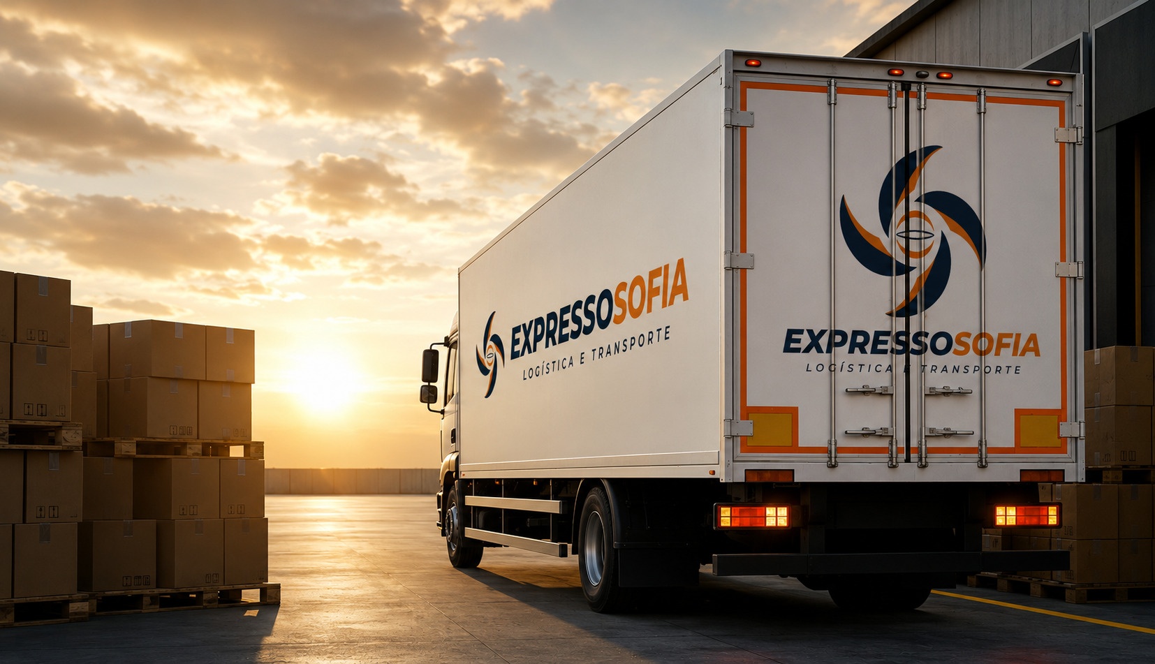Caminhão da Expresso Sofia